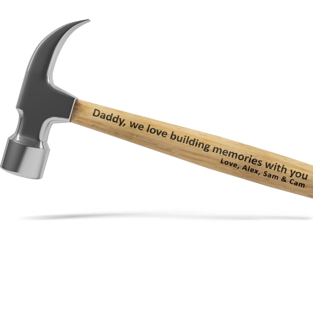 Engraved Hammer Mens Christmas Gift Personalized Hammer Monogram Gift for Dad Gift for Husband Gi... | Etsy (US)