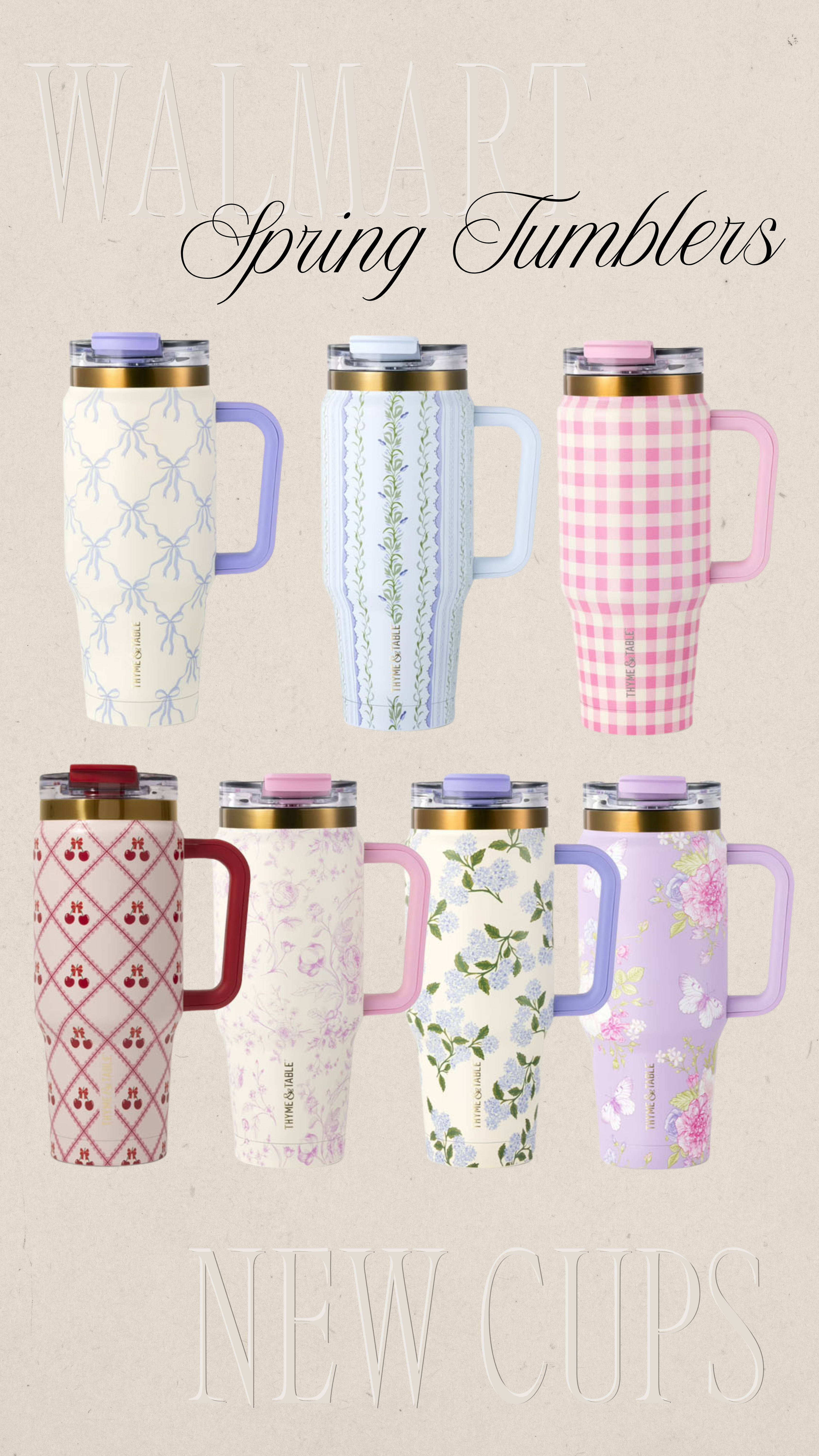 Walmart Spring Tumblers | Walmart Spring Cups 

 #LTKSeasonal #LTKHome #LTKSaleAlert