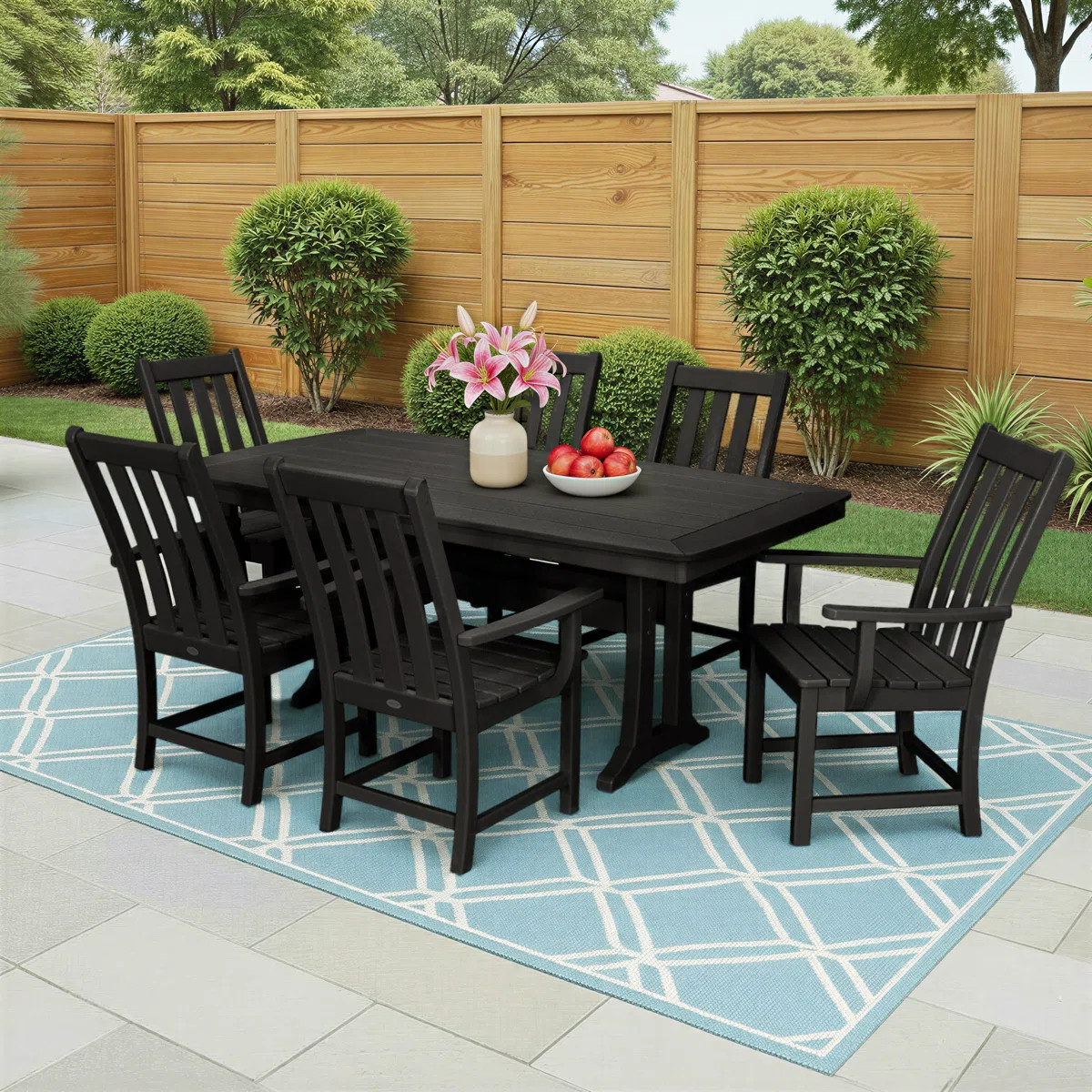 Vineyard 7-Piece Arm Chair Dining Set | Wayfair North America