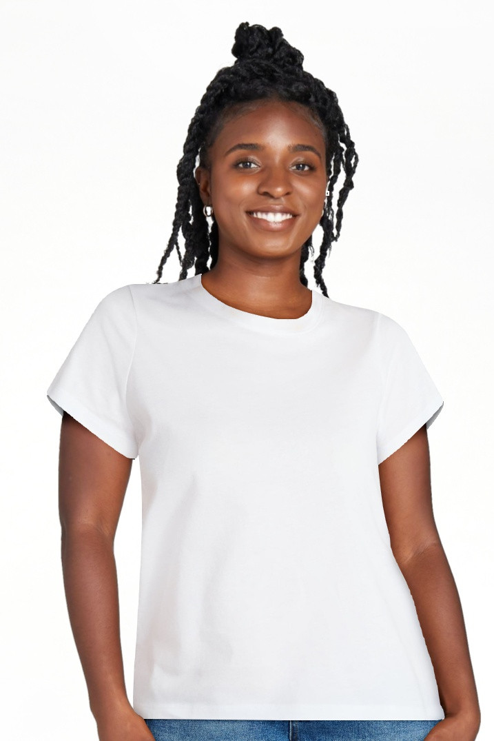 No Boundaries Cotton Tee with Short Sleeves, Women’s XXS-XXL | Walmart (US)