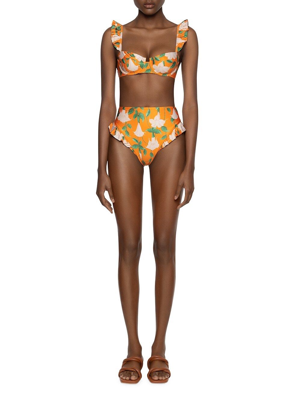 Curandera Kiwi Sabanero Dorado Bikini Top | Saks Fifth Avenue