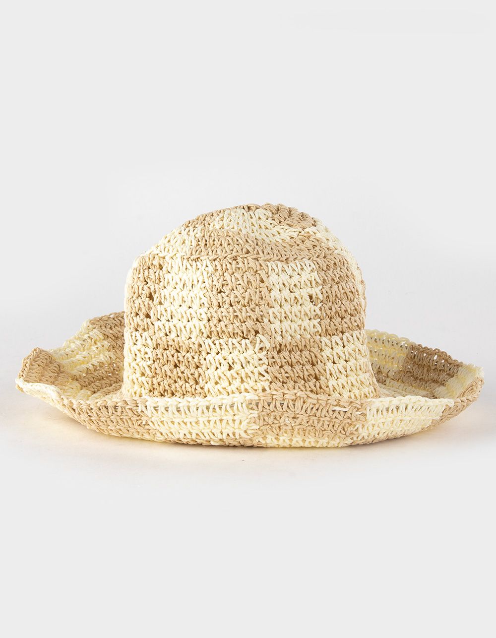 Straw Checkered Womens Bucket Hat | Tillys