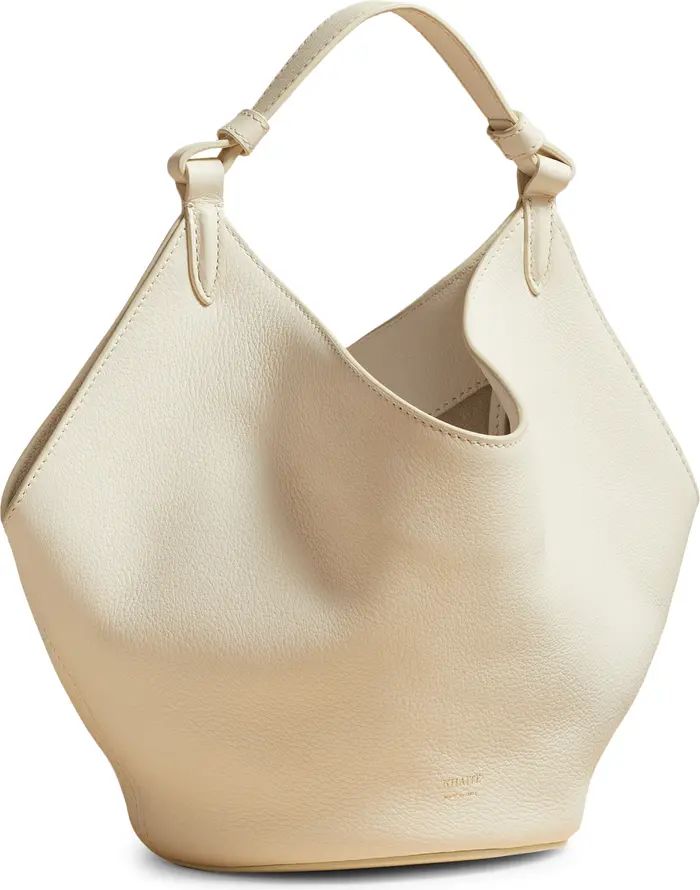 Mini Lotus Leather Top Handle Bag | Nordstrom