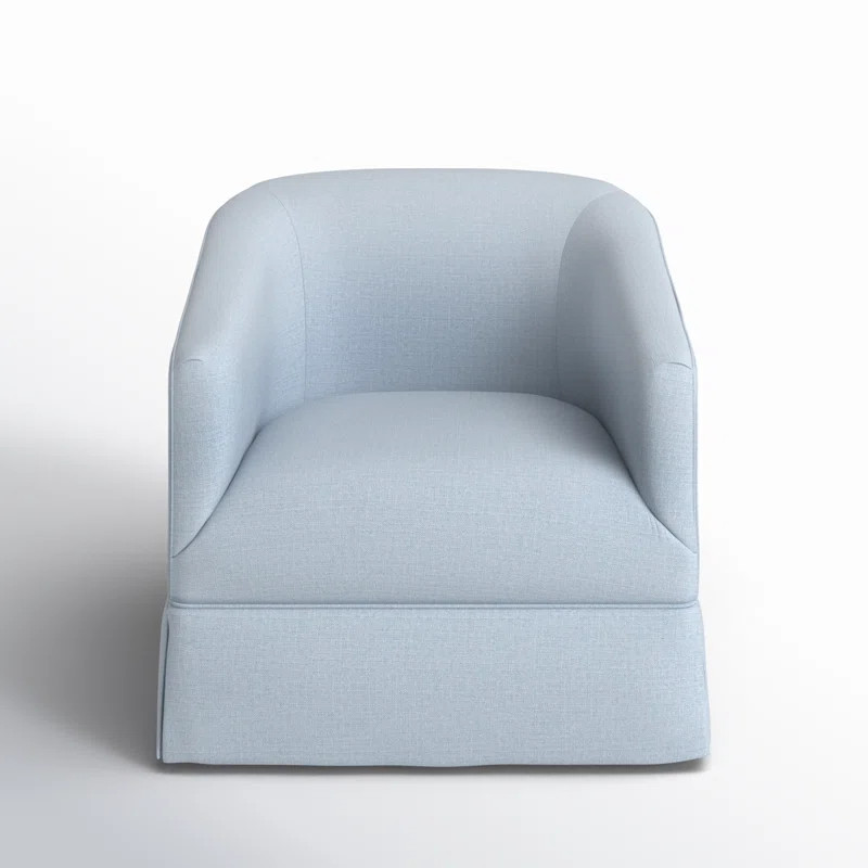 Delaplaine Upholstered Swivel Barrel Chair | Wayfair North America