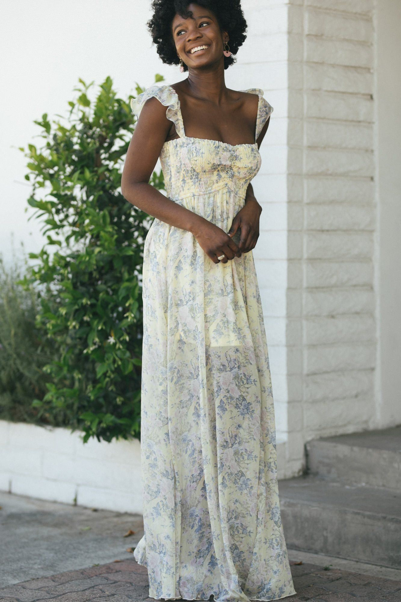 Aubrey Sweetheart Maxi Dress | Morning Lavender