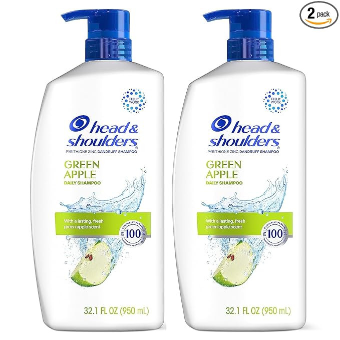 Head & Shoulders Anti-Dandruff Shampoo with 1% Pyrithione Zinc, Clinically Proven & Scalp Care Tr... | Amazon (US)
