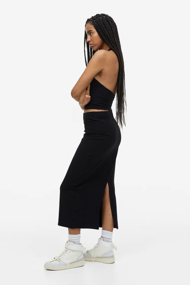 Jersey pencil skirt | H&M (UK, MY, IN, SG, PH, TW, HK)