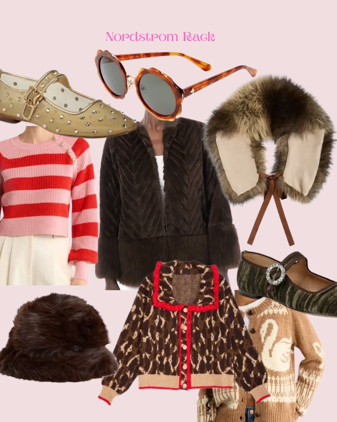 Stay cozy 🤎💗❤️

V day winter finds at the Rack 

Scalloped sunnies | Faux fur | leopard 🐆 print | swan 🦢 sweater 

#LTKSaleAlert #LTKootd #LTKValentine