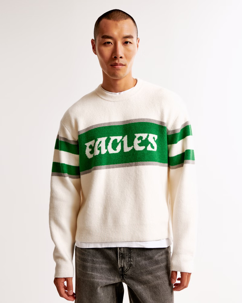 Philadelphia Eagles Crew Sweater | Abercrombie & Fitch (US)