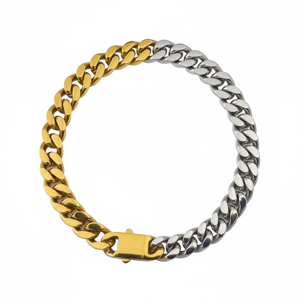 Chunky Cuban Necklace | Garnished in Gold