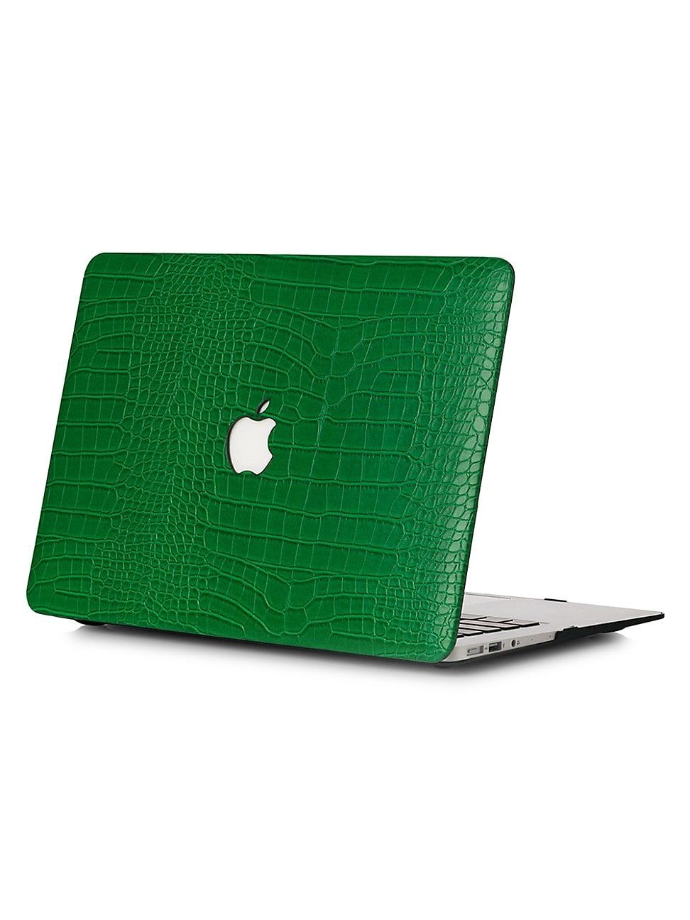 Faux Crocodile MacBook Case - Emerald | Saks Fifth Avenue