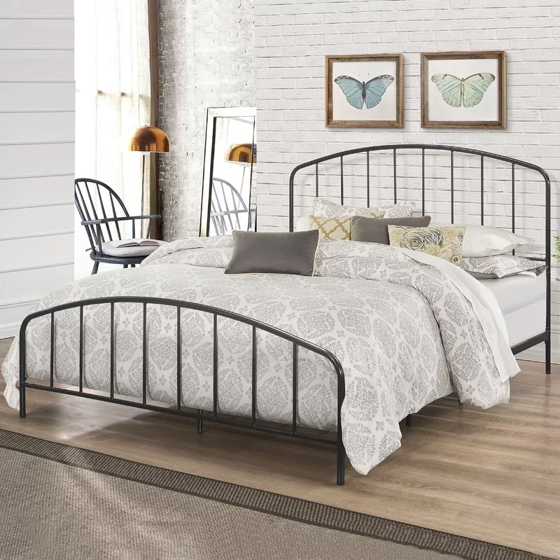 Reinhold Metal Standard Bed | Wayfair Professional