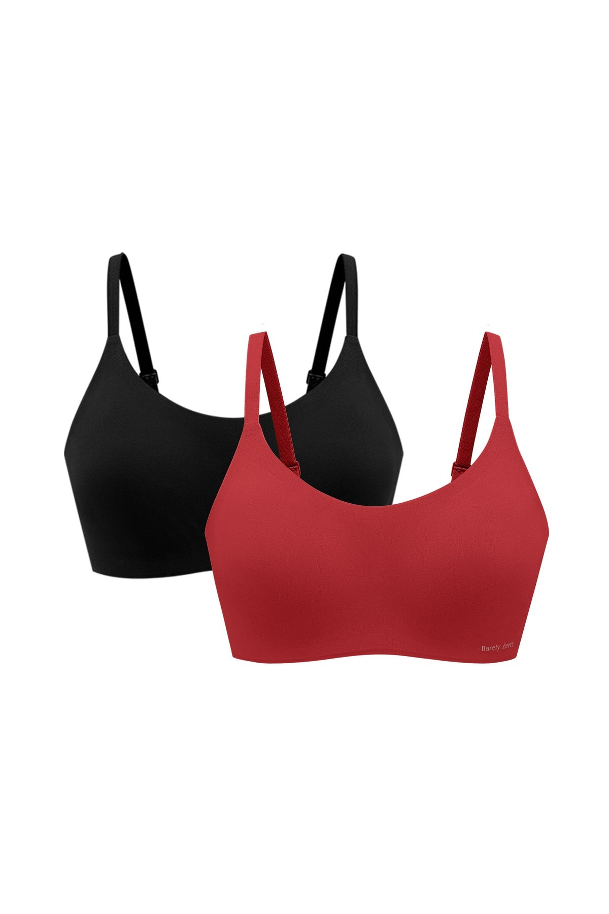 2021 Barely Zero Your-Size-Is-The-Size Spaghetti Strap Wireless Bra Bundle | NEIWAI
