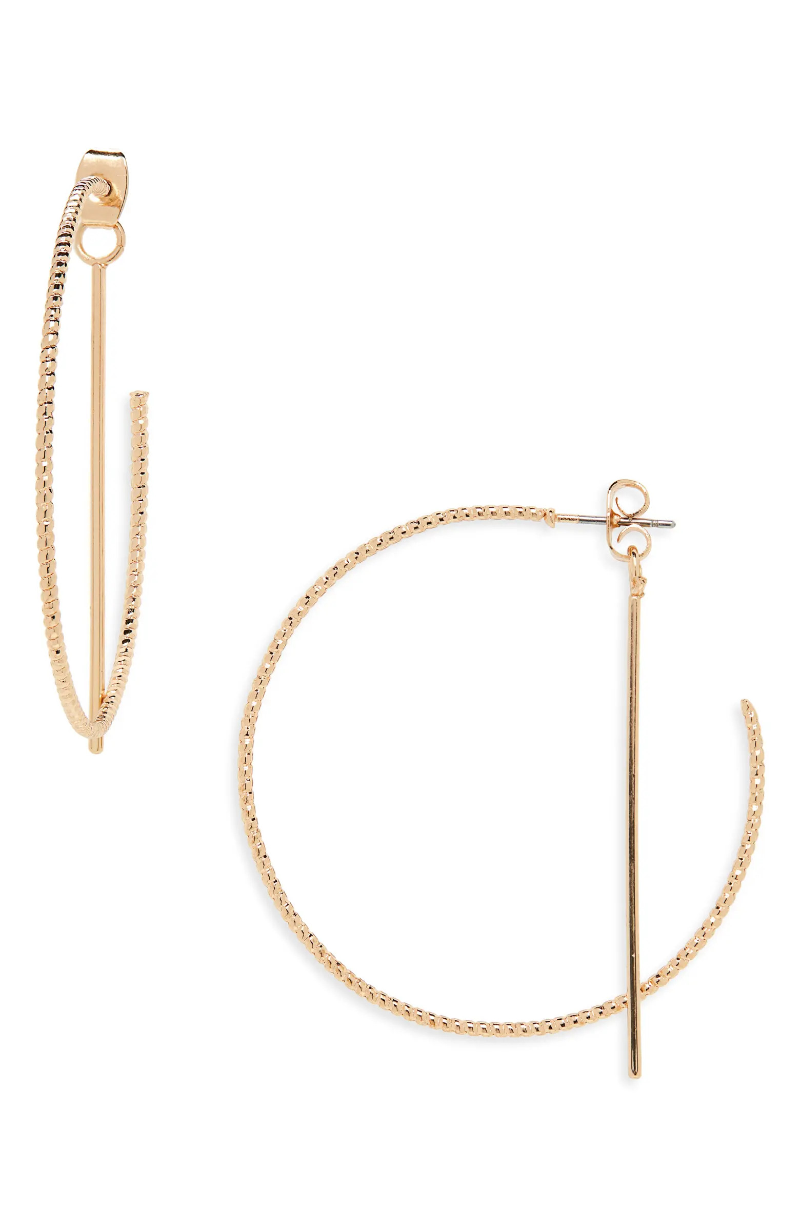 Front/Back Hoop Earrings | Nordstrom