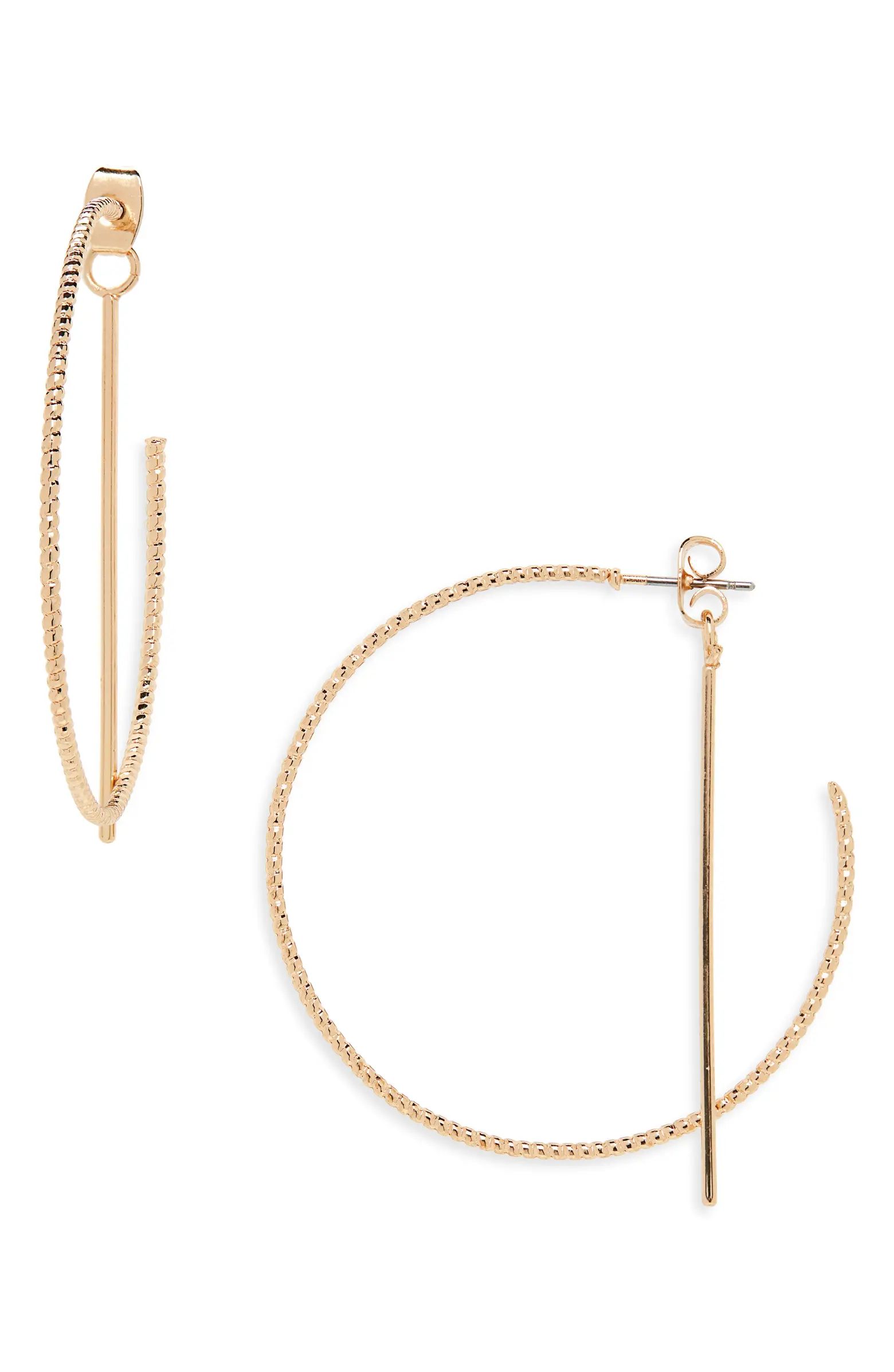 Front/Back Hoop Earrings | Nordstrom