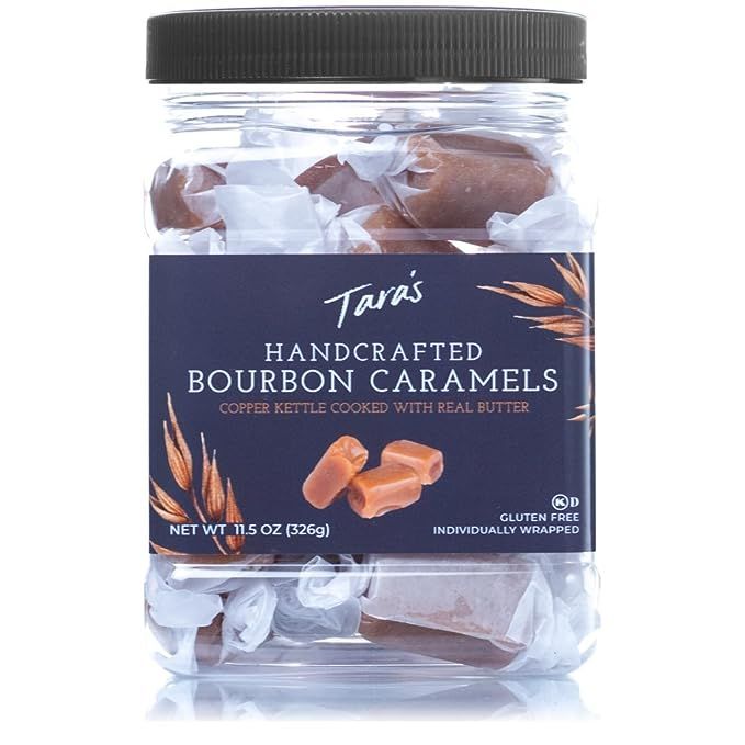 Tara's All Natural Handcrafted Gourmet Bourbon Flavored Caramel: Small Batch, Kettle Cooked, Crea... | Amazon (US)