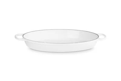 Le Creuset Signature Oval Baker, 3 Quart, White | Belk