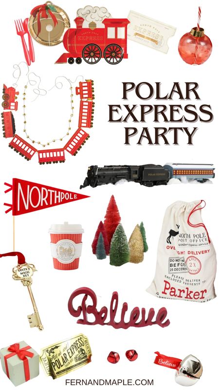 Set up a magical Polar Express Holiday Party with this classic North Pole decor!

#LTKHoliday #LTKSeasonal #LTKparties