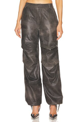 retrofete Tesla Leather Pant in Vintage Black from Revolve.com | Revolve Clothing (Global)