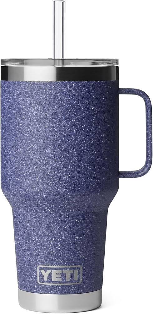YETI Rambler 35 oz Tumbler with Handle and Straw Lid, Travel Mug Water Tumbler, Vacuum Insulated ... | Amazon (US)