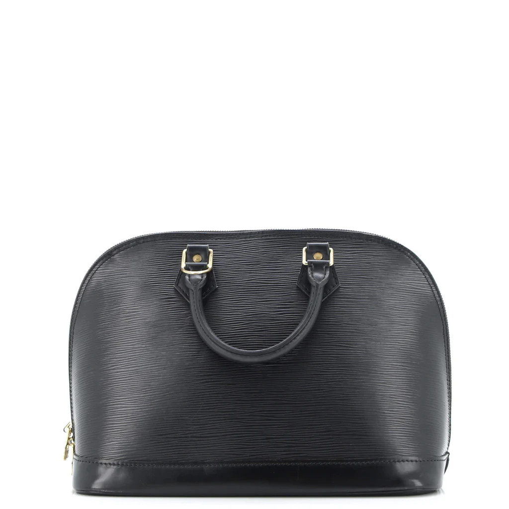 Louis Vuitton Vintage Alma Handbag Epi Leather PM Black 3412361 | Rebag