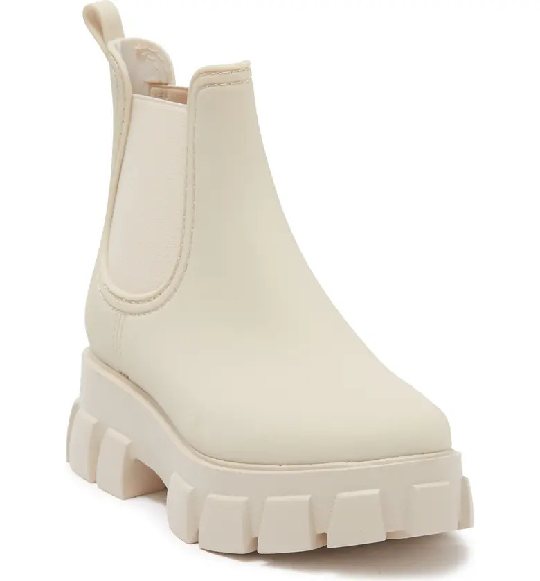 Platform Lug Sole Chelsea Rain Boot | Nordstrom Rack