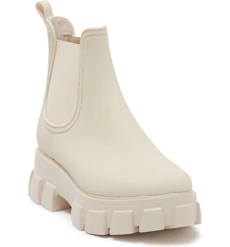 Platform Lug Sole Chelsea Rain Boot | Nordstrom Rack