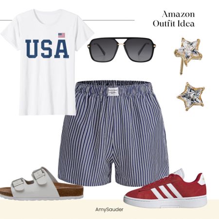 Amazon finds 
Summer outfit 
Sandals 
July 4th outfit 

#LTKStyleTip #LTKSeasonal #LTKFindsUnder50