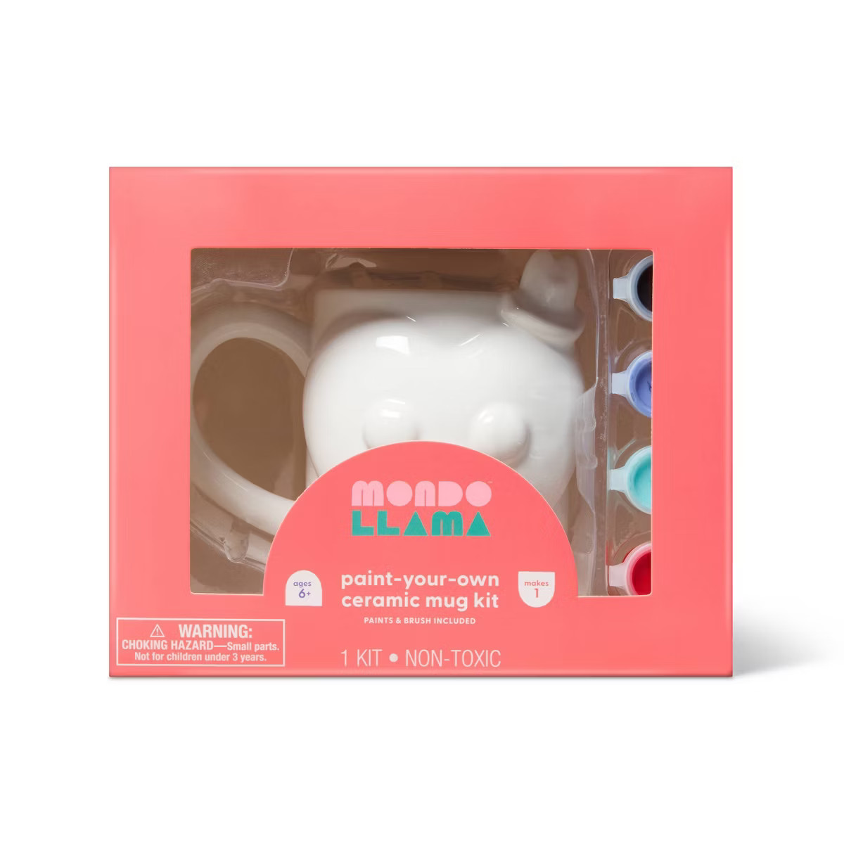 Valentine's Craft Cowboy Heart Ceramic Mug Painting Activity Kit - Mondo Llama™ | Target