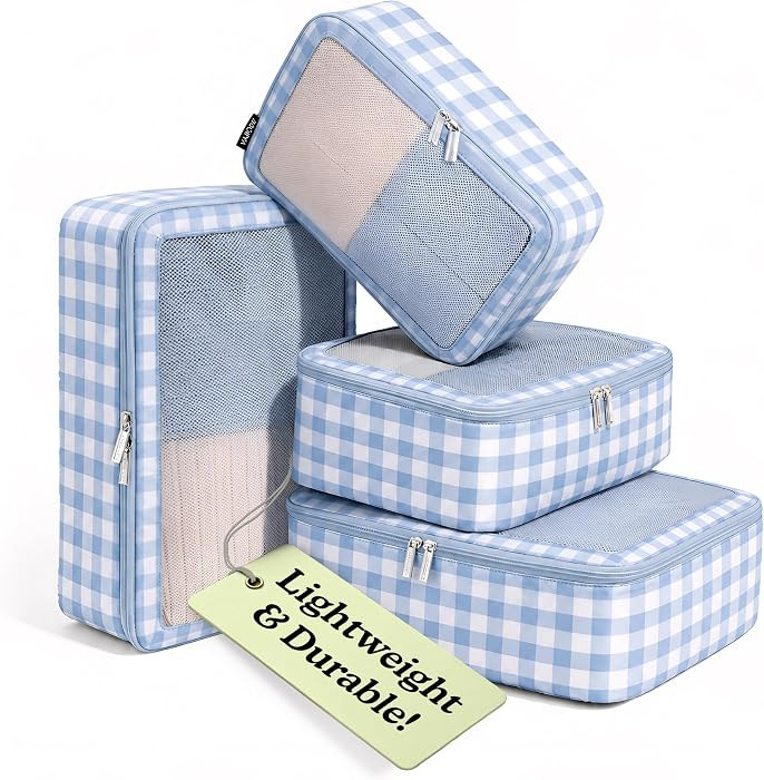 Vandel TSA-Friendly Packing Cubes for Carry On, Mesh Suitcase Organizer Bags Set, Small Packing C... | Amazon (US)