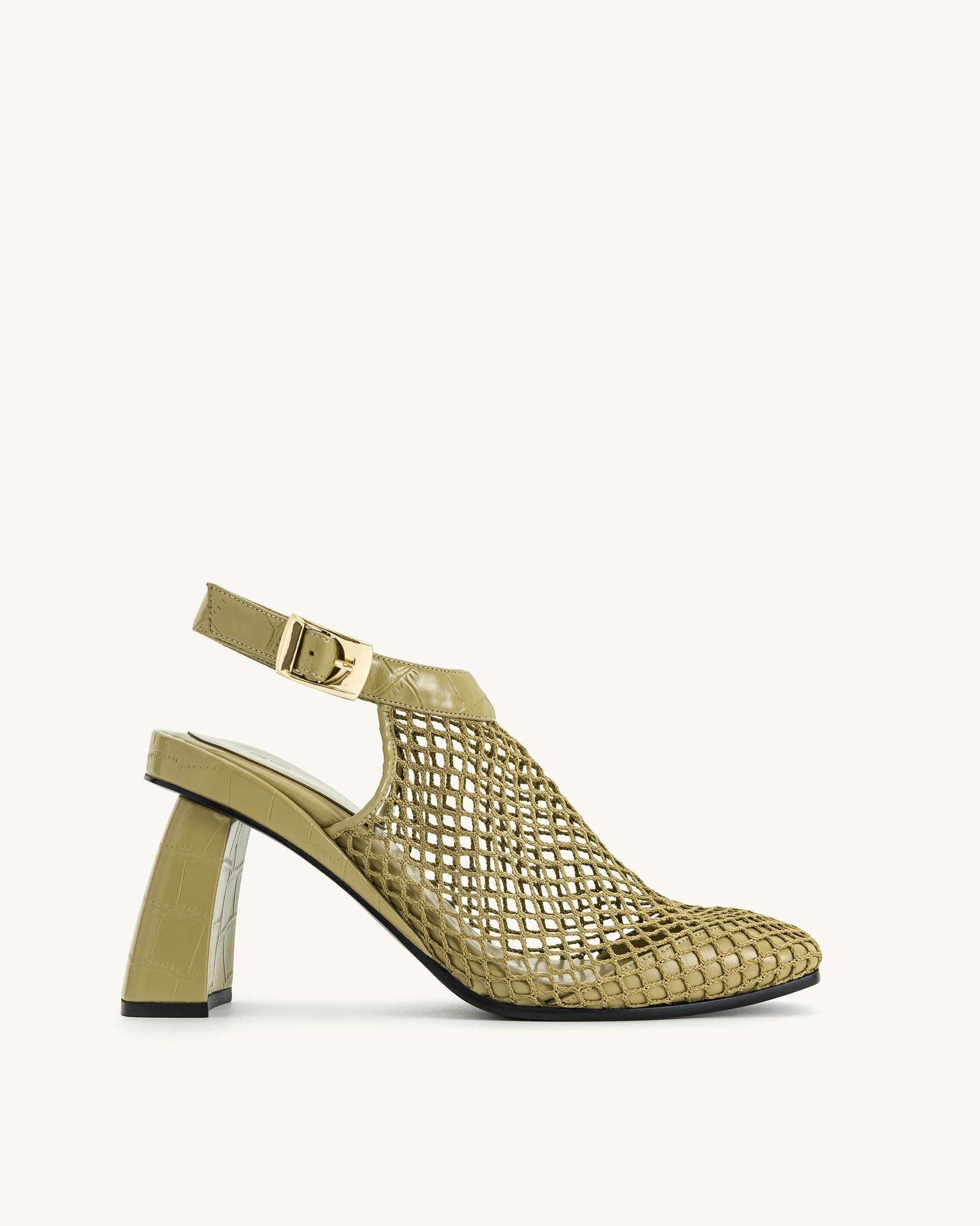 Genesis Heeled Sandals - Olive Green | JW PEI US