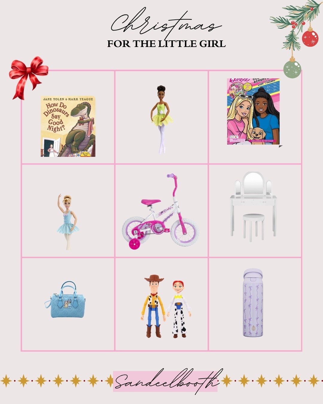 ✨🎀 Christmas Magic for the Little Girl in Your Life 🎀✨
From sparkly ballerinas to storytime snuggles and bikes for big adventures — these are the sweetest gifts for little dreamers this season. 💖

Whether she’s playing dress-up, riding around the neighborhood, or cozying up with a bedtime story, these picks bring the magic of Christmas morning to life. 🎄

💫 Shop all my favorites here
#HolidayGiftsForKids #ChristmasMagic #SandeelBooth #LTKhome

#LTKGiftGuide #LTKHoliday #LTKKids
