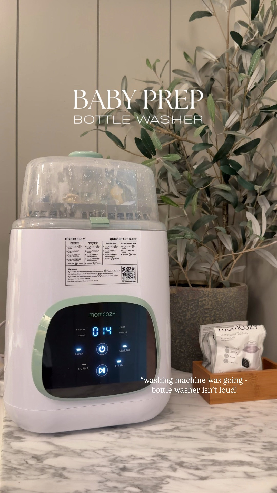 Momcozy bottle washer! New to having this & super excited to use with baby #4 because I know it will save us so much time from having to hand wash everything! Can add in all bottles/parts, pacifiers, pump parts, etc! Washes & sterilizes for you 🙌🏼

#LTKBaby #LTKBump #LTKmomlife