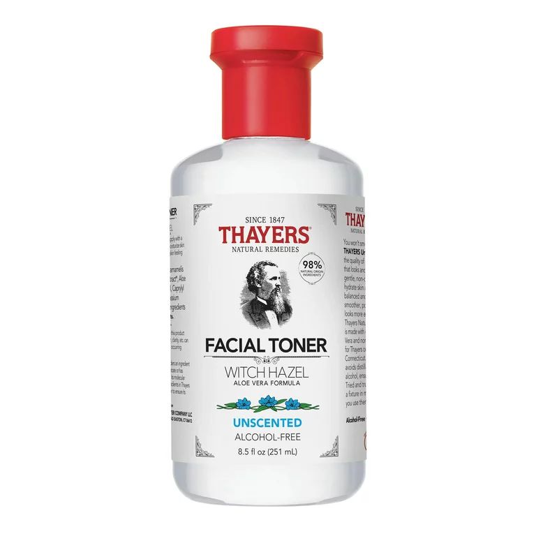 Thayers Alcohol-Free Unscented Witch Hazel Facial Toner, 8.5 oz | Walmart (US)