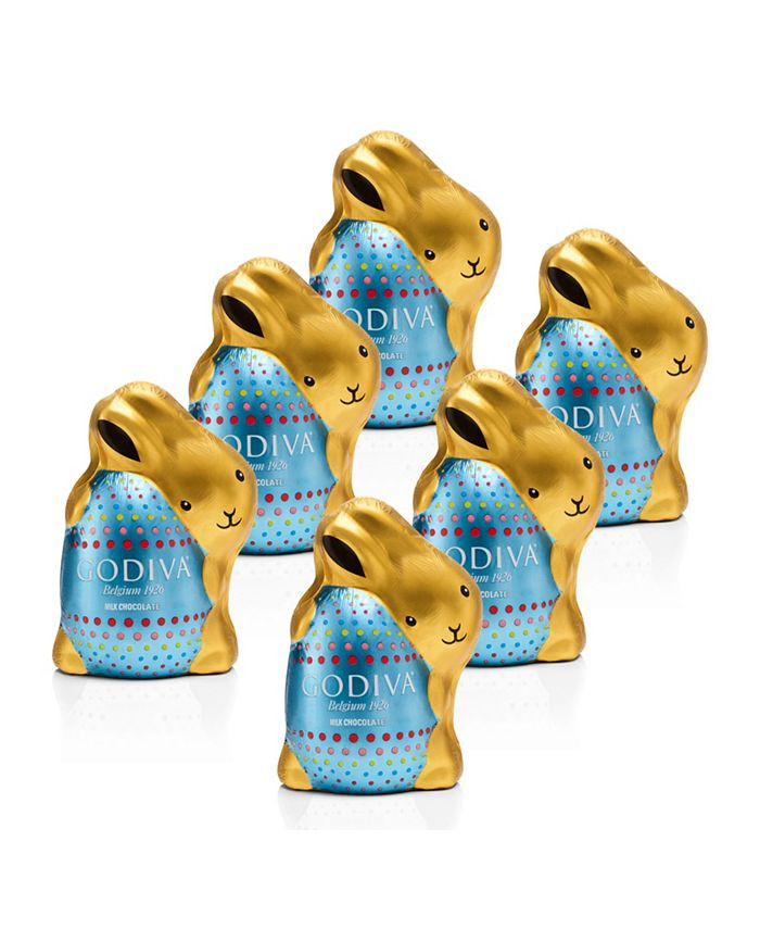Foil Wrapped Milk Chocolate Bunnies, Set of 6 | Macys (US)