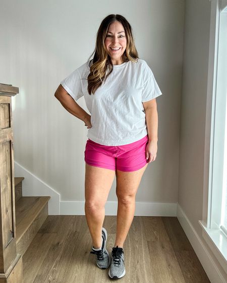 Spring outfit for sports 

Fit tips: top tts, L // shorts  tts, L 

Athletics top  athletic shorts   Pink shorts   White shirt  athletic style guide  old navy shorts and tops 

#LTKSeasonal #LTKstyletip #LTKmidsize