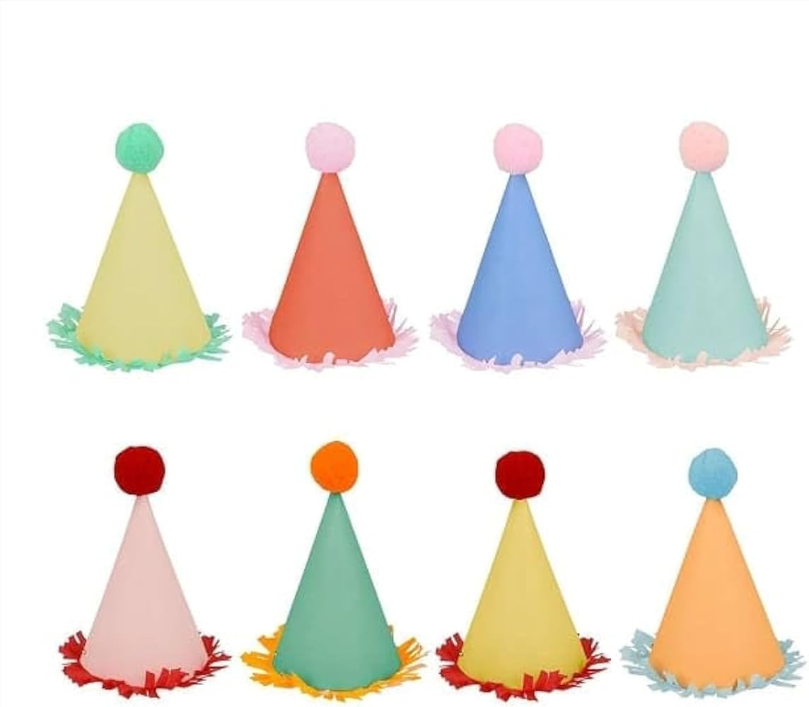 Meri Meri Mini Party Hats (Pack of 8) | Amazon (US)