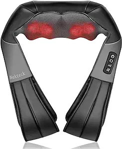 Shiatsu Neck and Back Massager with Soothing Heat, Nekteck Electric Deep Tissue 3D Kneading Massa... | Amazon (US)