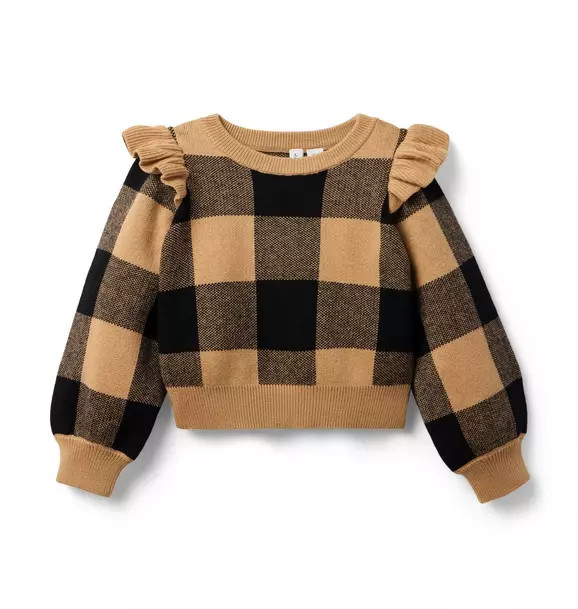 Plaid Ruffle Sweater | Janie and Jack
