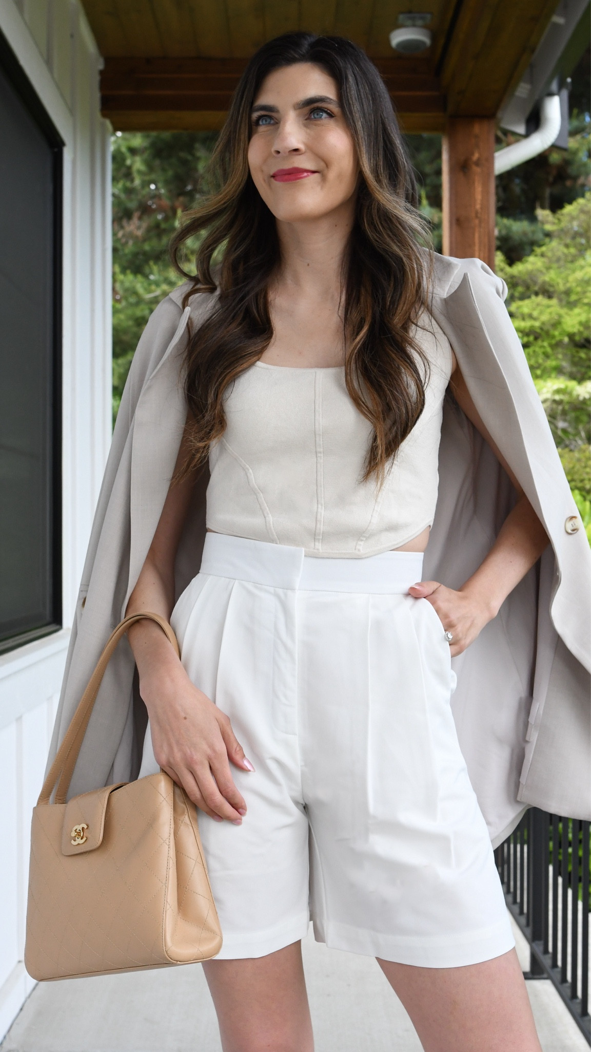 Tailored shorts for summer.

Wearing my true size (Tall 4). Could size up one size for a looser fit. 

#LTKFindsUnder100 #LTKFindsUnder50 #LTKSaleAlert