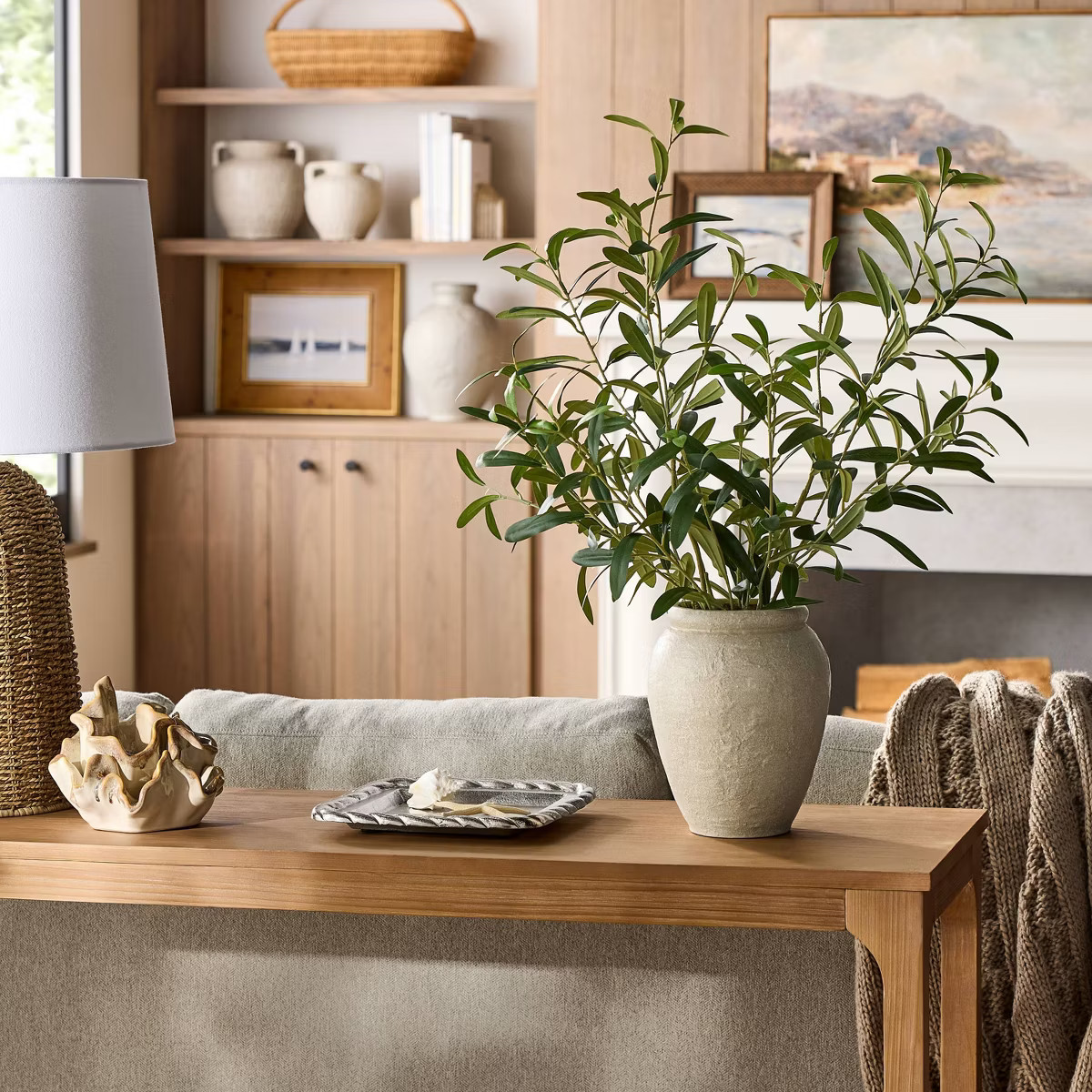 Large Olive Leaf Arrangement - Threshold™ designed with Studio McGee | Target