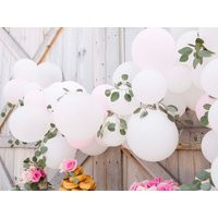Diy White & Blush Balloon Garland Kit | Wedding Decor Bridal Shower Bachelorette Party Photo Backdro | Etsy (US)