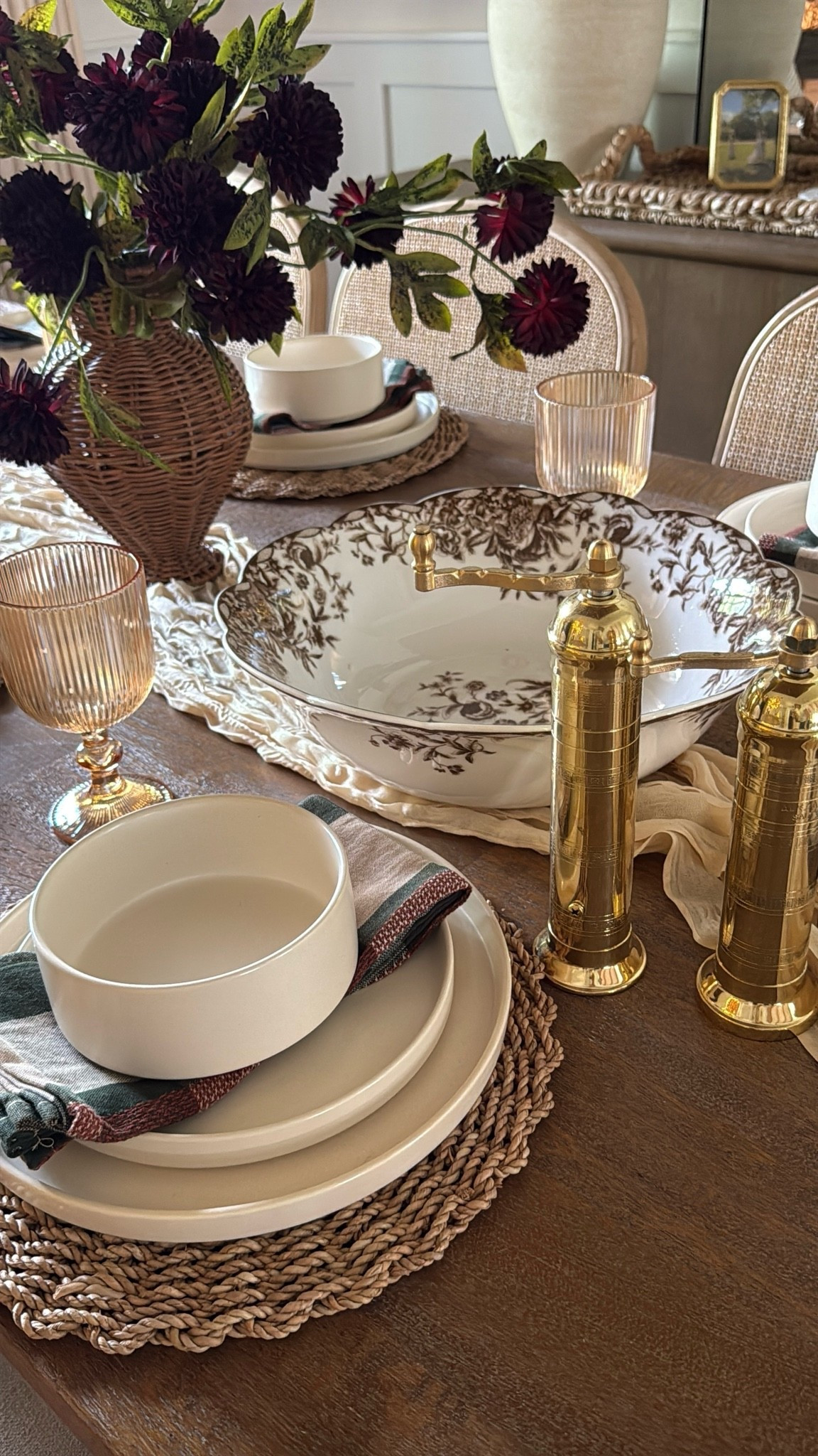 My @ShopApp order came and I am loving these new finds for my fall tablescape! 😍 Their End of Summer Sale is happening now and you can get $50 in Shop Cash when you spend $200 in one order until September 6 🙌🏻 #ShopPartner