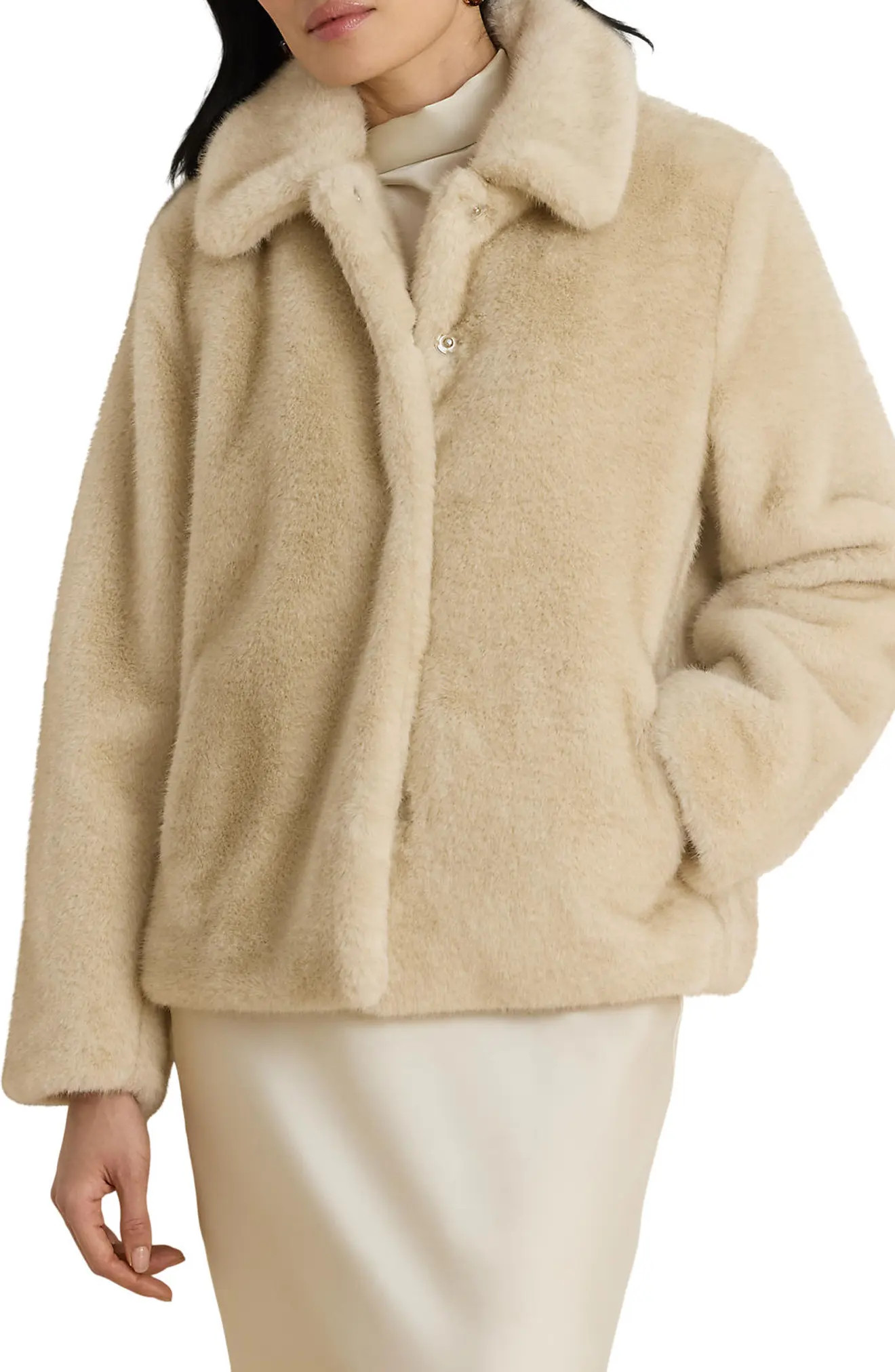 Faux Fur Jacket (Women) | Nordstrom | Nordstrom