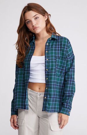 LA Hearts Boyfriend Flannel Shirt | PacSun