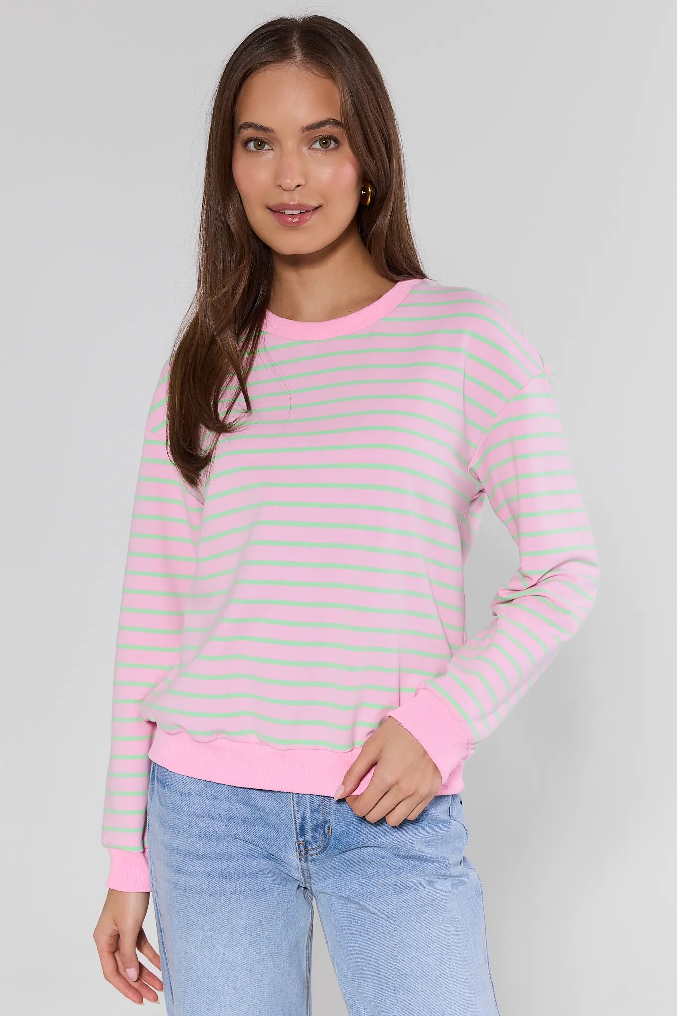 Eileen Striped Long Sleeve Top | Avara