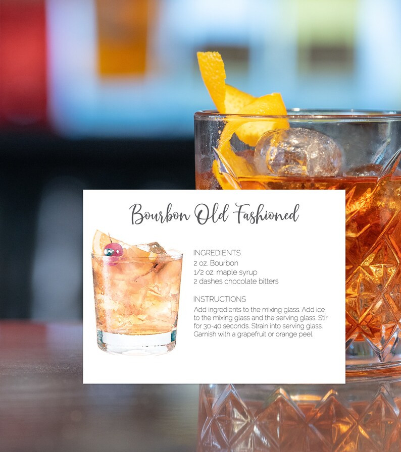 Kentucky Derby Party Cocktail Recipe Cards, Set of 3 Printed Recipe Cards, Mint Julep, Kentucky M... | Etsy (US)