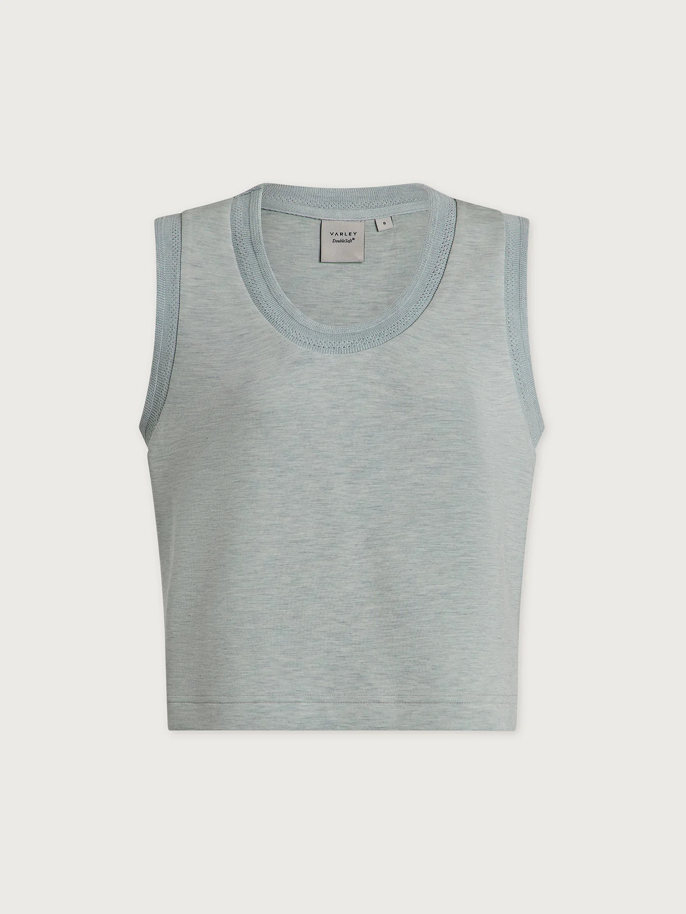 Cambrie Scoop Neck Tank - Clean Lines & Everyday Essential, Mint Green Marl / XS | Varley US