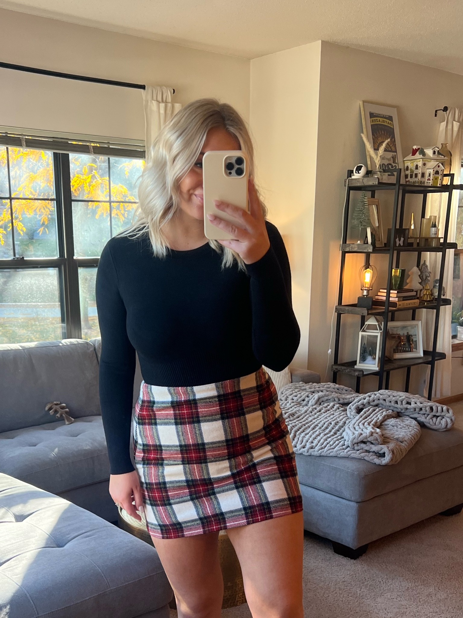 Holiday skirt sweater bodysuit cute holiday outfit inspo 

#LTKSeasonal #LTKfit #LTKHoliday