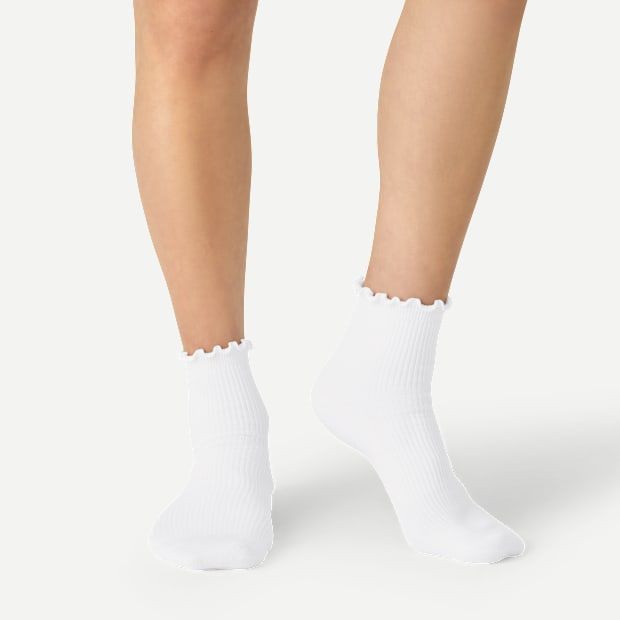 Women's Frilly Rib Quarter Socks | Bombas Socks